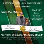 Pastor’s 26th Anniversary Save The Date flyer